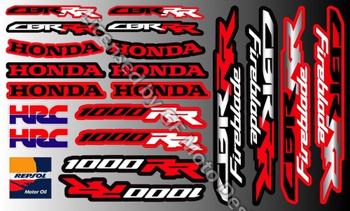 Set adesivi moto honda - set,