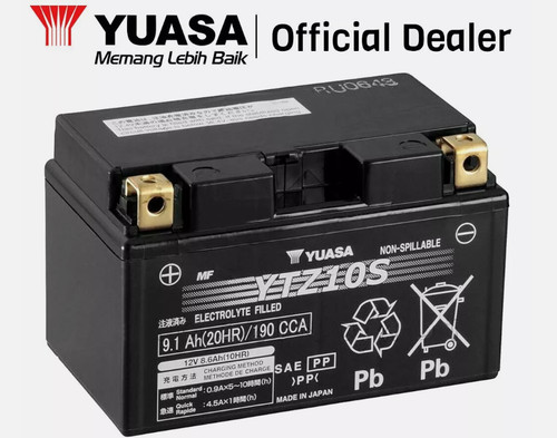 Batteria yuasa ytz10s - batteria, honda